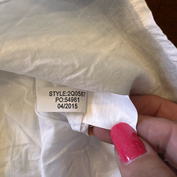 Vineyard Vines‎ size 4 white mini sheath lined with navy trim dress - Picture 10 of 13